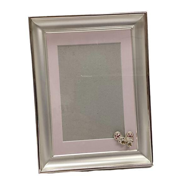 New Baby Girl Padded Picture Frame - Picture 1 of 5